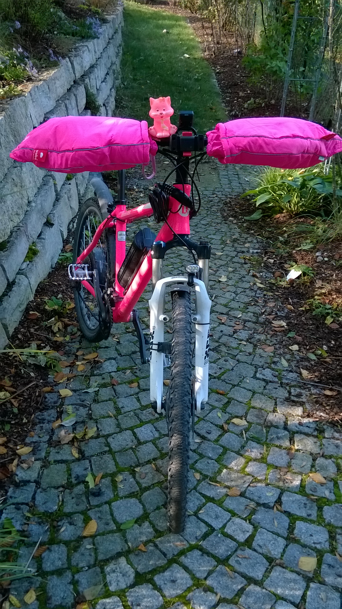 Fahrrad Handschuhe Winter pink